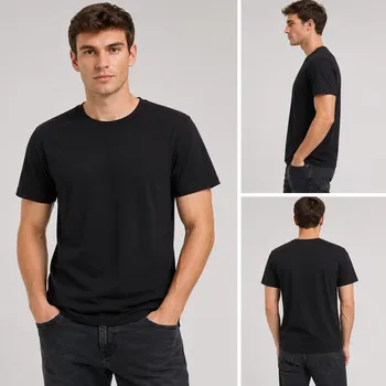 Men's 100% Cotton Crew Neck T-Shirts | Grade A Stocklot