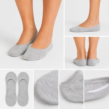 Women's Low Cut Cotton Socks 7-Pair Pack Lot